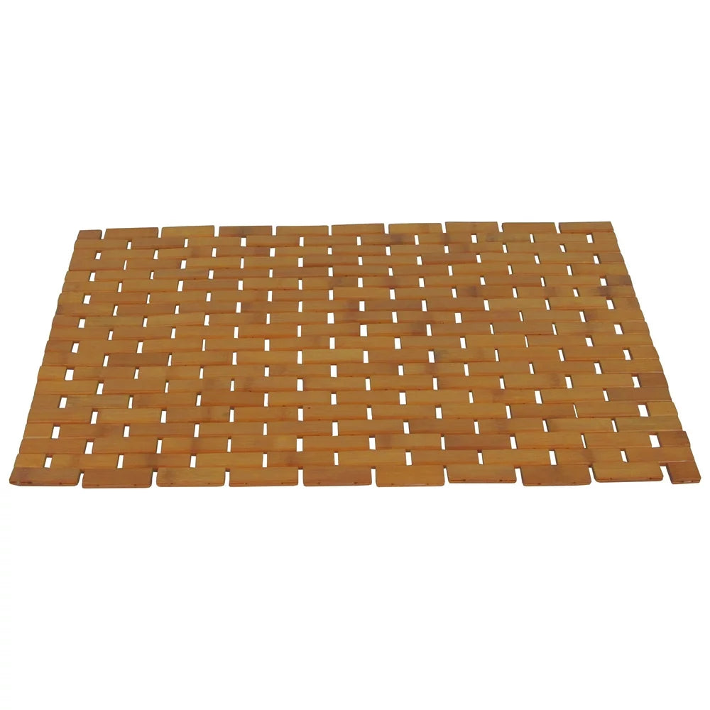 Bamboo Spa Style Shower Mat, Bamboo