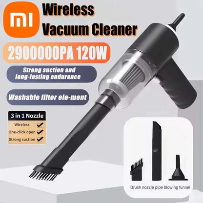 High-Power Wireless Car Vacuum Cleaner – 120W Suction, 3-in-1 Handheld for Home, for Office, Car and Camp EDC