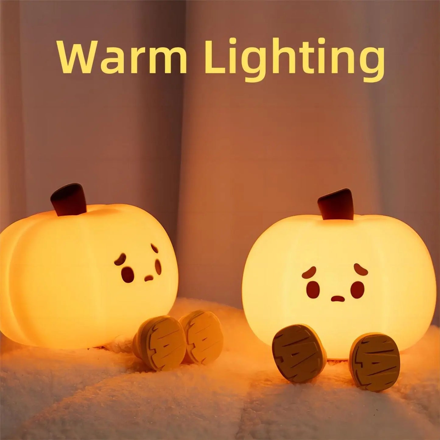 Arze™ Adorable Halloween Pumpkin Night Light