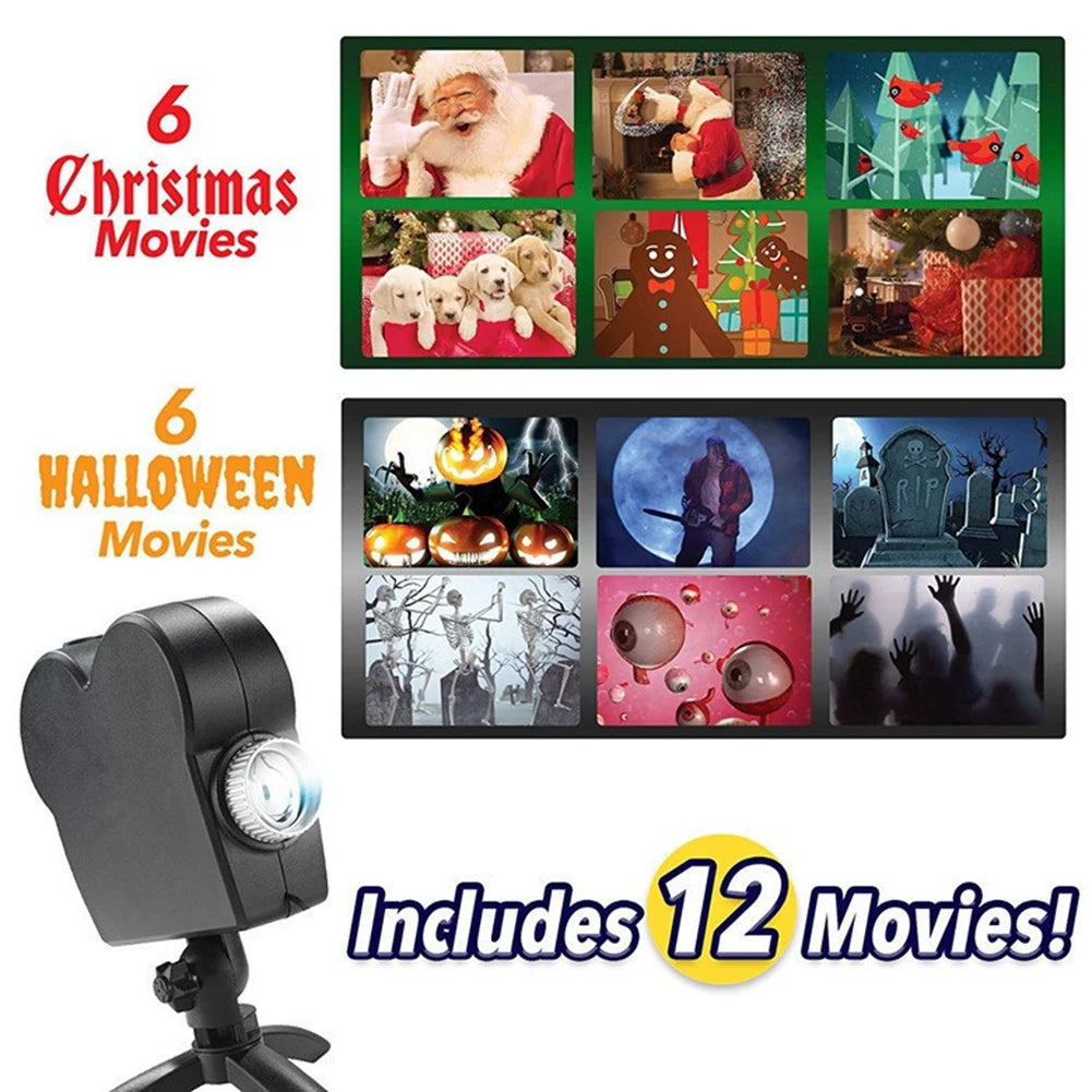 Arze™ - Halloween & Christmas Holiday LED Holographic Projector