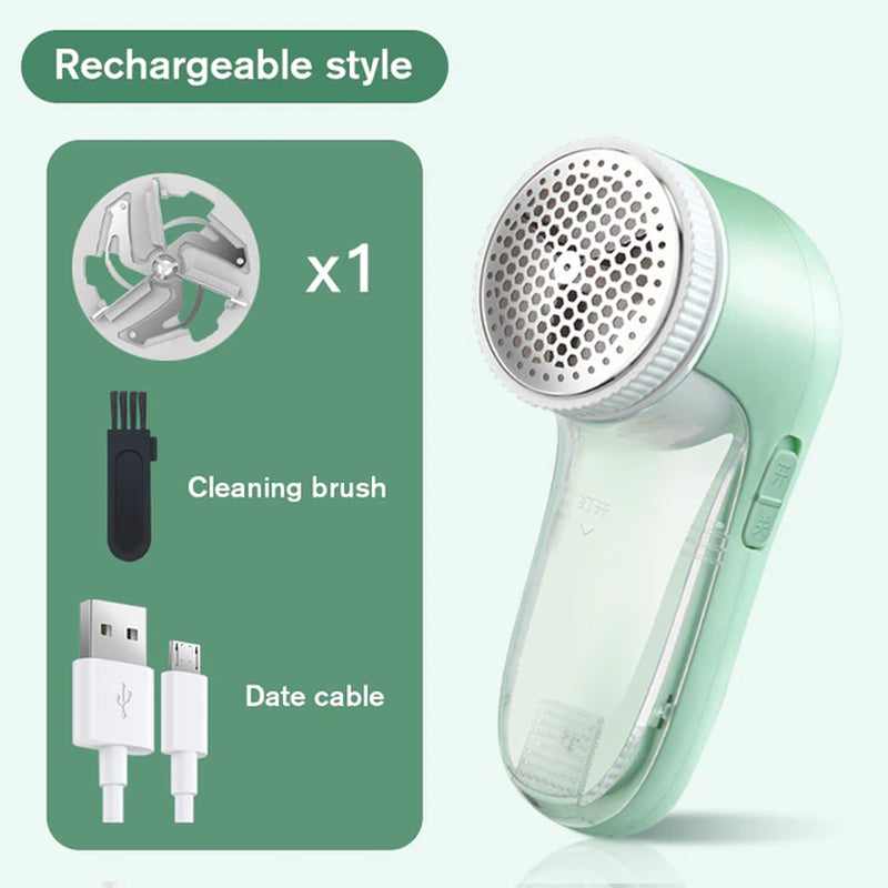 Household Clothes Shaver Fabric Lint Remover Fuzz Electric Fluff Portable Brush Blade Professional Rechargeable Fur Ball Trimmer